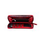 Zoozie Bags Cartera de Mujer Roja de Piel Auténtica Elegante y Sofisticada con Múltiples Compartimentos